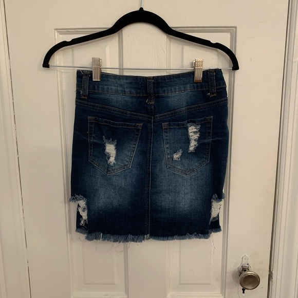 Denim Mini Skirt - Picture 2 of 3